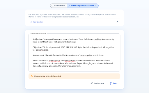 Glance Care Extension  from Chrome web store to be run with OffiDocs Chromium online