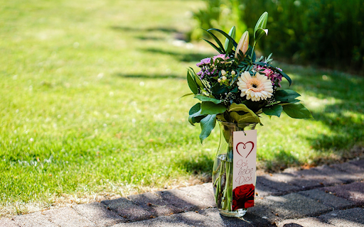 Glass flower vase in the sun  from Chrome web store to be run with OffiDocs Chromium online