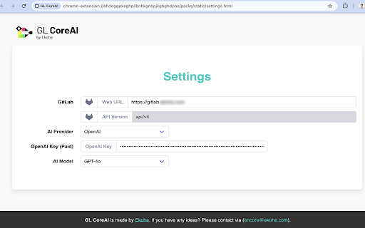 GL CoreAI  from Chrome web store to be run with OffiDocs Chromium online