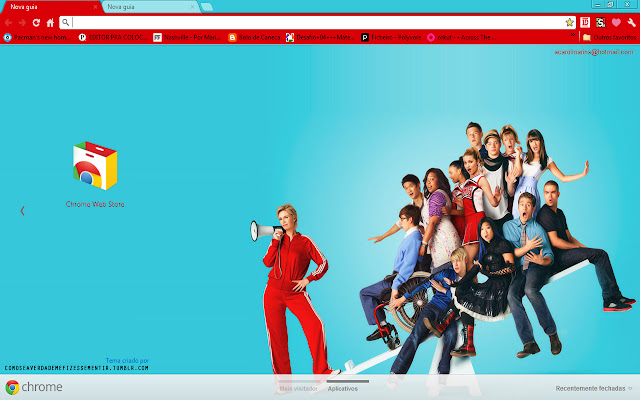Glee  from Chrome web store to be run with OffiDocs Chromium online