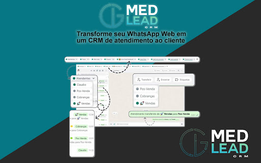 GL MEDLEAD CRM  from Chrome web store to be run with OffiDocs Chromium online