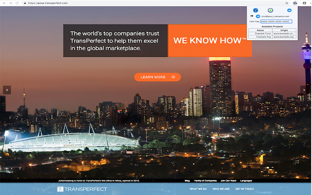 GlobalLink Snapshot  from Chrome web store to be run with OffiDocs Chromium online