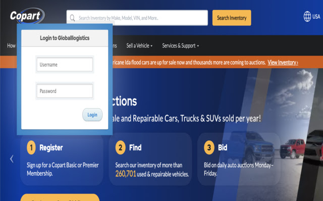 Globalllogistics  from Chrome web store to be run with OffiDocs Chromium online