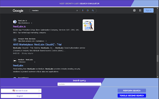 Global Search Simulator: Perform Google Search in Any Country and Language  from Chrome web store to be run with OffiDocs Chromium online