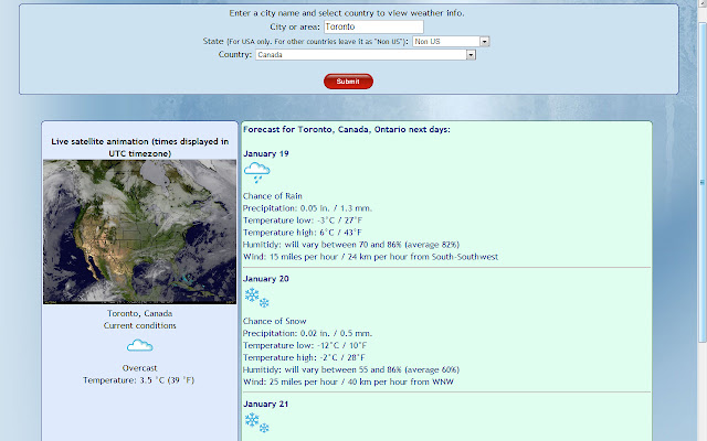 Global Weather NG  from Chrome web store to be run with OffiDocs Chromium online