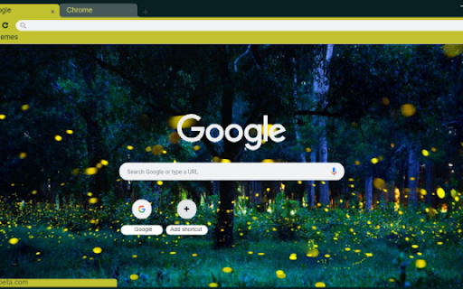 Glowing Fireflies in Forest  from Chrome web store to be run with OffiDocs Chromium online
