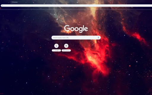 Glowing galaxy  from Chrome web store to be run with OffiDocs Chromium online