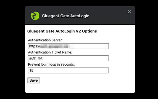 Gluegent Gate AutoLogin  from Chrome web store to be run with OffiDocs Chromium online