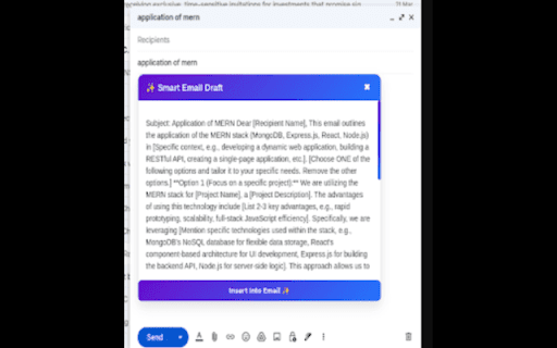 Gmail AI Compose  from Chrome web store to be run with OffiDocs Chromium online