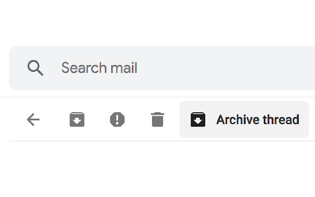 Gmail Archive Thread  from Chrome web store to be run with OffiDocs Chromium online