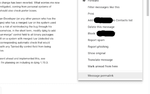 Gmail Archive URL  from Chrome web store to be run with OffiDocs Chromium online