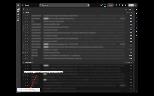 Gmail Filter by Sender  Subject + Mark as Read  from Chrome web store to be run with OffiDocs Chromium online
