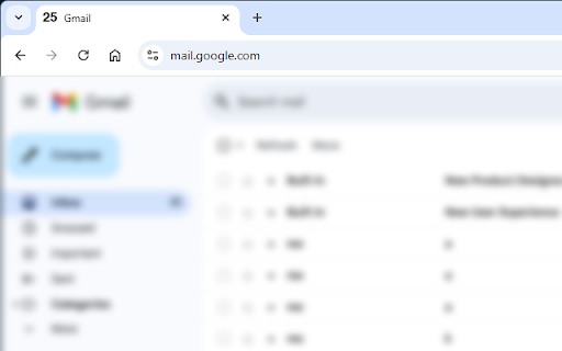 Gmail Focused Unread Count  from Chrome web store to be run with OffiDocs Chromium online