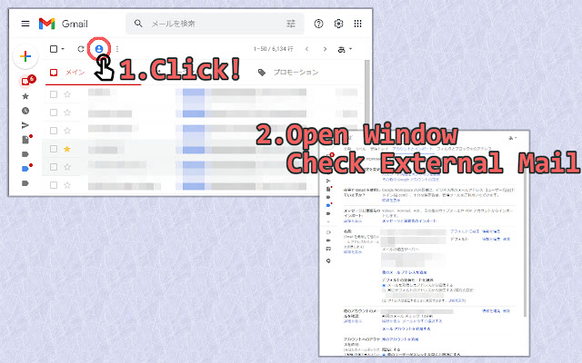Gmail Imported Accounts Check  from Chrome web store to be run with OffiDocs Chromium online