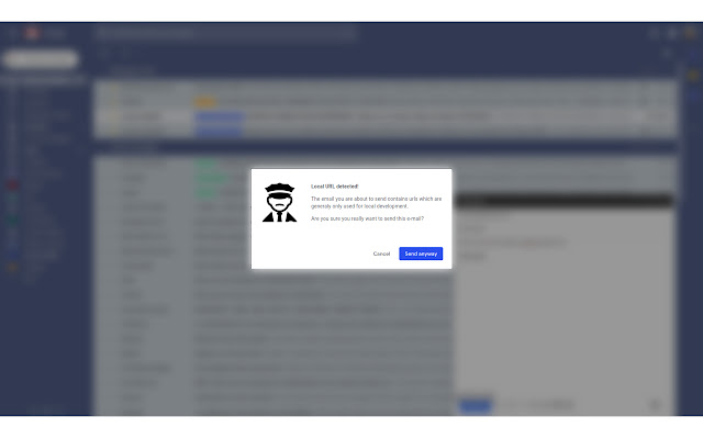 Gmail local URL detector  from Chrome web store to be run with OffiDocs Chromium online