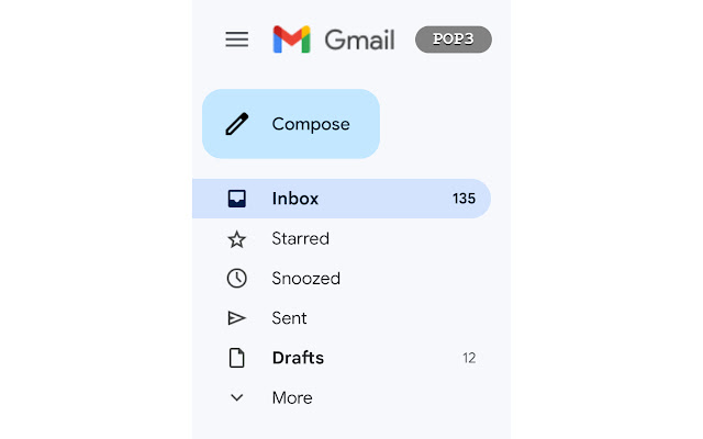 Gmail POP3 Refresh Button  from Chrome web store to be run with OffiDocs Chromium online