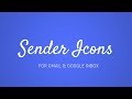 Gmail Sender Icons  from Chrome web store to be run with OffiDocs Chromium online