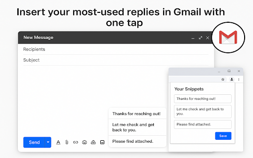Gmail Shortcut Bar Pro  from Chrome web store to be run with OffiDocs Chromium online