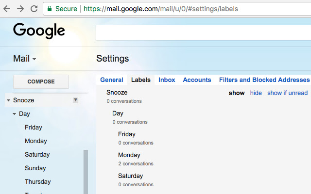 Gmail Snooze Plus  from Chrome web store to be run with OffiDocs Chromium online