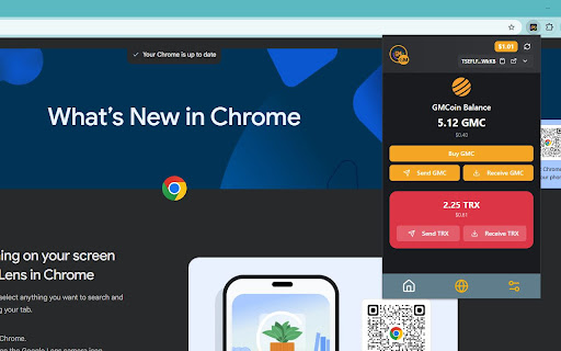 GMONE  from Chrome web store to be run with OffiDocs Chromium online