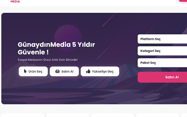Günaydın Media  from Chrome web store to be run with OffiDocs Chromium online