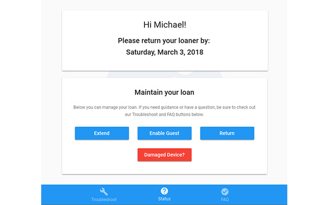 GnG Loaner App  from Chrome web store to be run with OffiDocs Chromium online