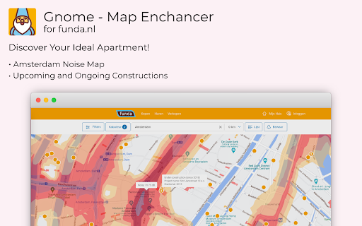 Gnome Funda Map Enhancer  from Chrome web store to be run with OffiDocs Chromium online
