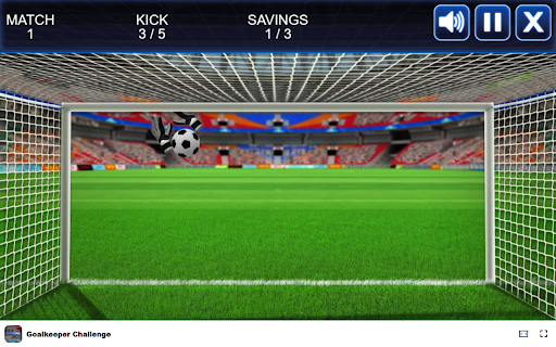 Goalkeeper Challenge Save every shot and become a star!  from Chrome web store to be run with OffiDocs Chromium online