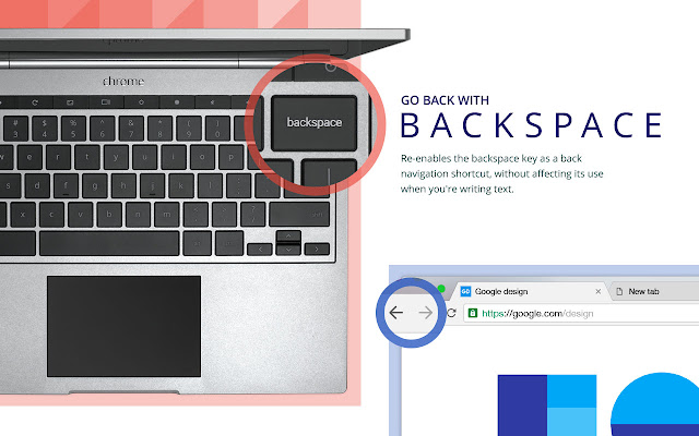 Go Back With Backspace  from Chrome web store to be run with OffiDocs Chromium online