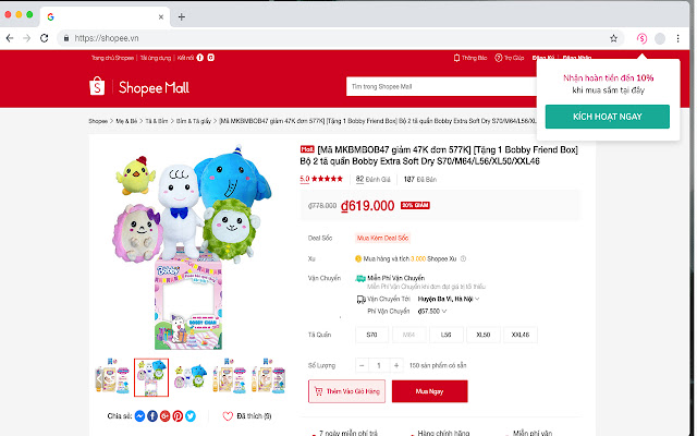 goCASHBACK  from Chrome web store to be run with OffiDocs Chromium online