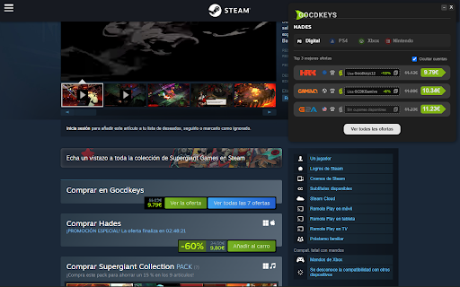 Gocdkeys Game Offers finder  from Chrome web store to be run with OffiDocs Chromium online