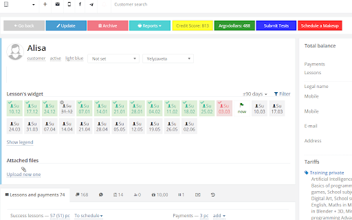 GoCoding CRM Extension  from Chrome web store to be run with OffiDocs Chromium online