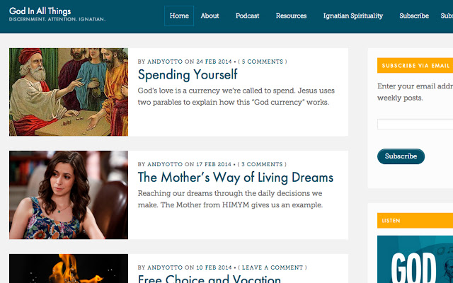 God In All Things  from Chrome web store to be run with OffiDocs Chromium online