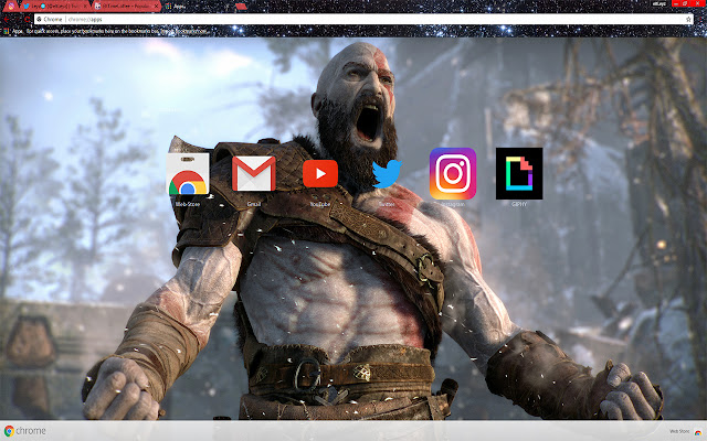 God of War 4 Ghost of Sparta 1920X1080PX HD de la tienda web de Chrome se ejecutará con OffiDocs Chromium en línea