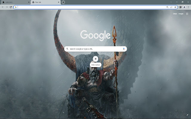 God of War: Ragnarok Browser Theme  from Chrome web store to be run with OffiDocs Chromium online