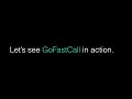 GoFastCall  from Chrome web store to be run with OffiDocs Chromium online