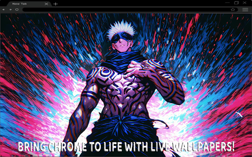 Gojo Satoru Aura Live Wallpaper  from Chrome web store to be run with OffiDocs Chromium online