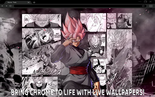 Goku Black Rose Transformation Live Wallpaper  from Chrome web store to be run with OffiDocs Chromium online