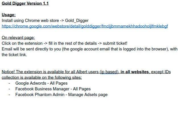 Gold_Digger  from Chrome web store to be run with OffiDocs Chromium online