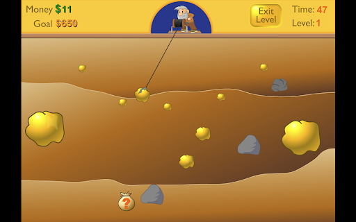 Gold Miner Game  from Chrome web store to be run with OffiDocs Chromium online