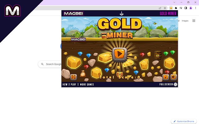 Gold Miner Game Runs Offline  from Chrome web store to be run with OffiDocs Chromium online