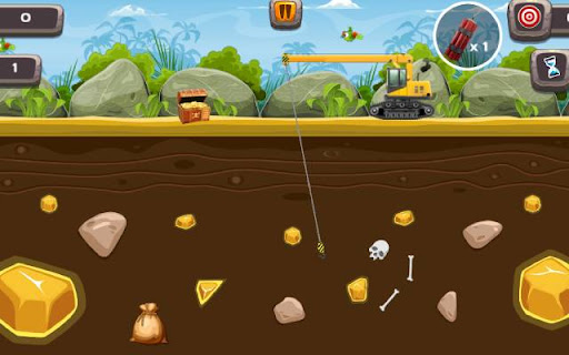 Gold Miner Works Game  from Chrome web store to be run with OffiDocs Chromium online