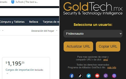 GoldTech Mx URL Afiliados  from Chrome web store to be run with OffiDocs Chromium online