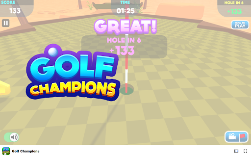 Golf Champions Game Balance risk and safety to achieve the best score!  from Chrome web store to be run with OffiDocs Chromium online