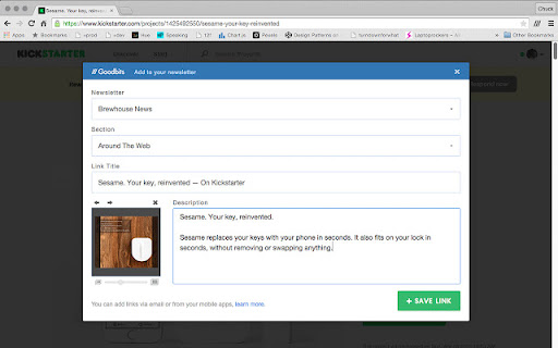 Goodbits  from Chrome web store to be run with OffiDocs Chromium online