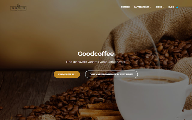 Goodcoffee Find alt kaffe nu  from Chrome web store to be run with OffiDocs Chromium online