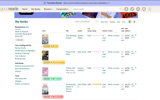 GoodLib Scan Libby Availability for Goodreads Books  from Chrome web store to be run with OffiDocs Chromium online