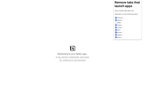 Goodnight Tabs  from Chrome web store to be run with OffiDocs Chromium online