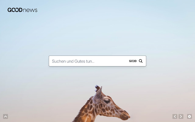GOOD Search x Good News  from Chrome web store to be run with OffiDocs Chromium online