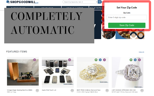 Goodwill Shipping Info  from Chrome web store to be run with OffiDocs Chromium online